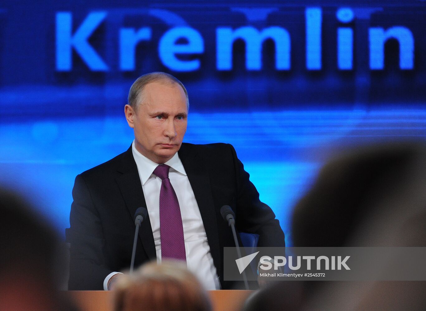 Tenth annual major news conference of Russian President Vladimir Putin