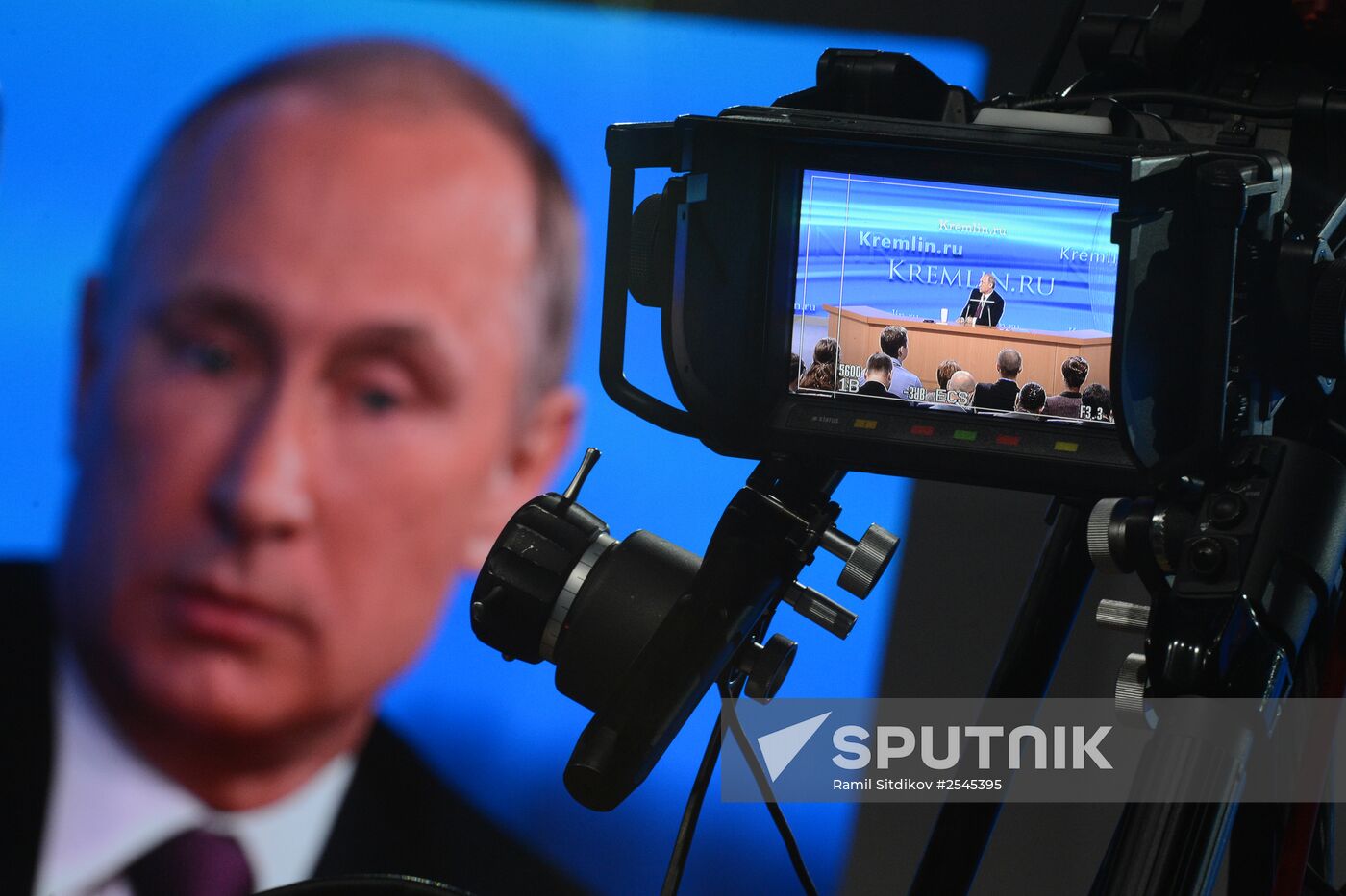 Tenth annual major news conference of Russian President Vladimir Putin
