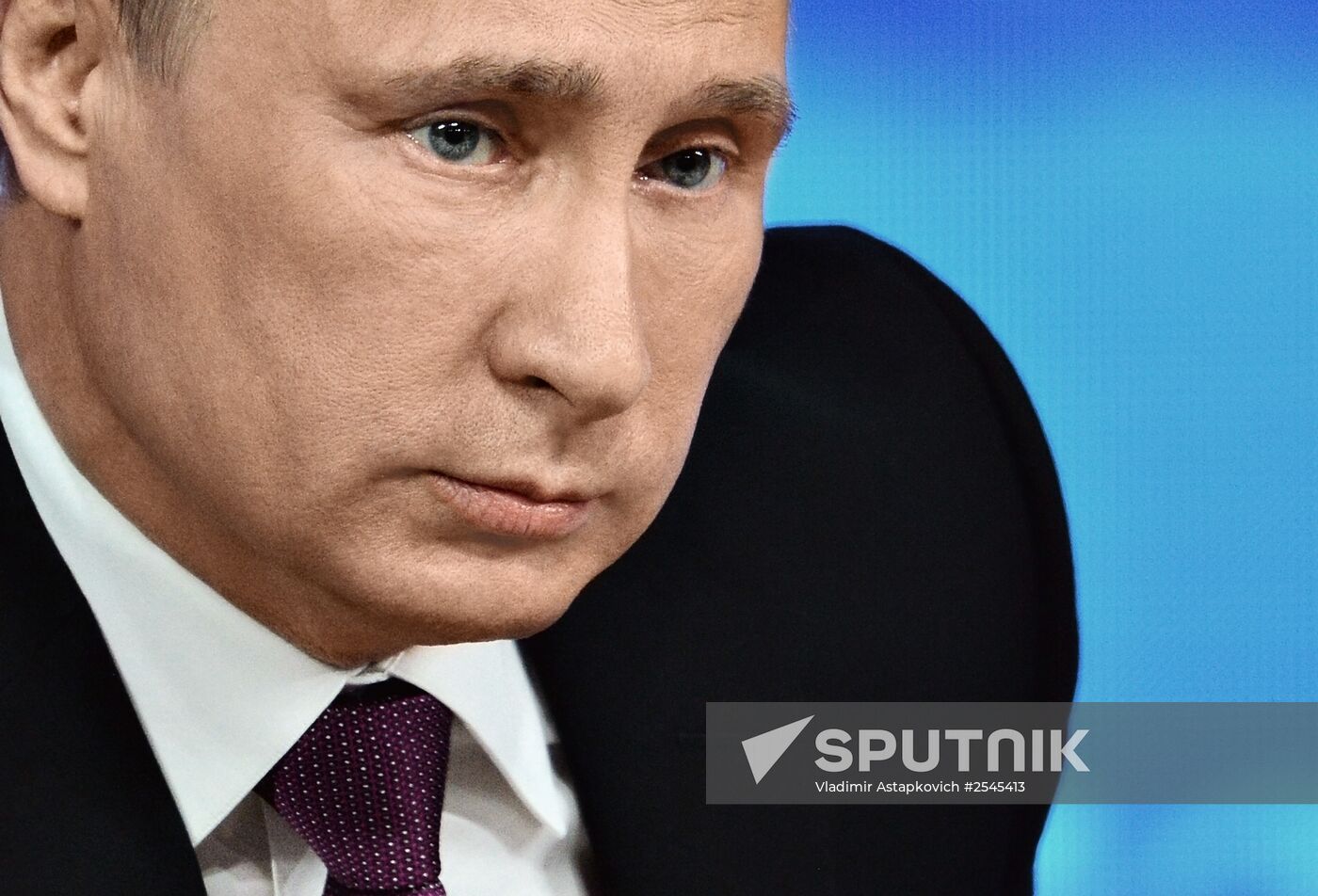 Tenth annual major news conference of Russian President Vladimir Putin