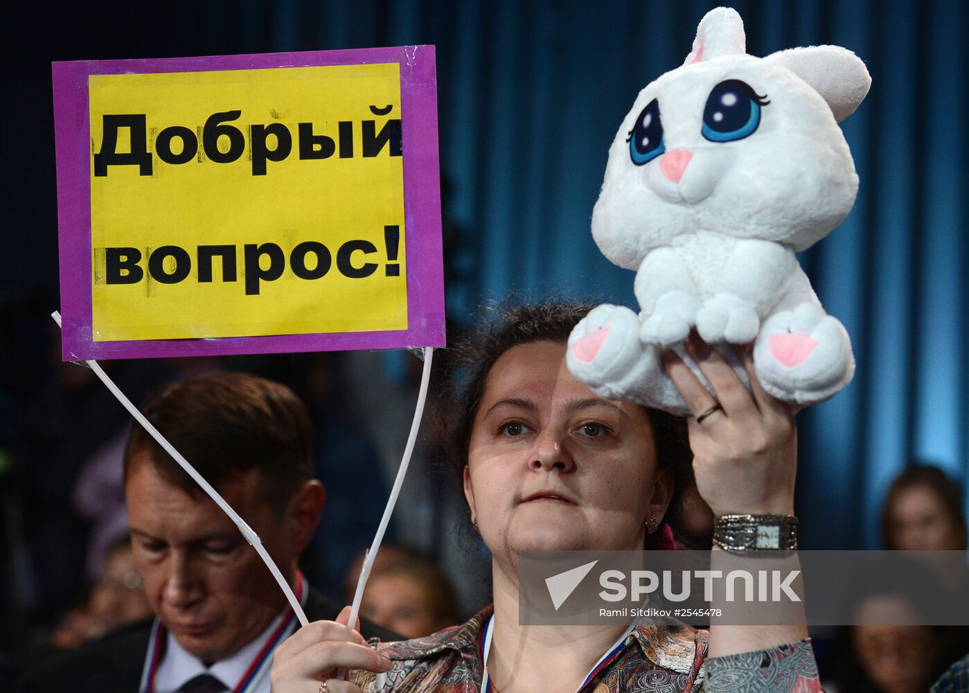 Tenth annual major news conference of Russian President Vladimir Putin