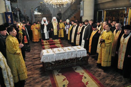 Pioneering printer Ivan Fyodorov's remains reburied in Lvov