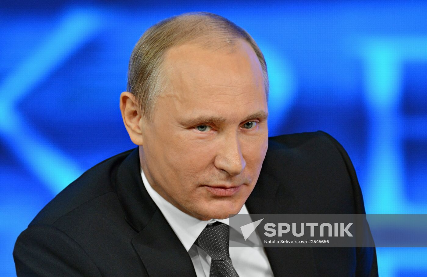 Tenth annual major news conference of Russian President Vladimir Putin
