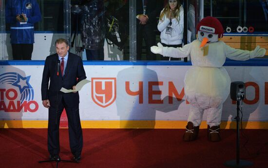 Ice hockey. Channel One Cup. Russia vs. Finland