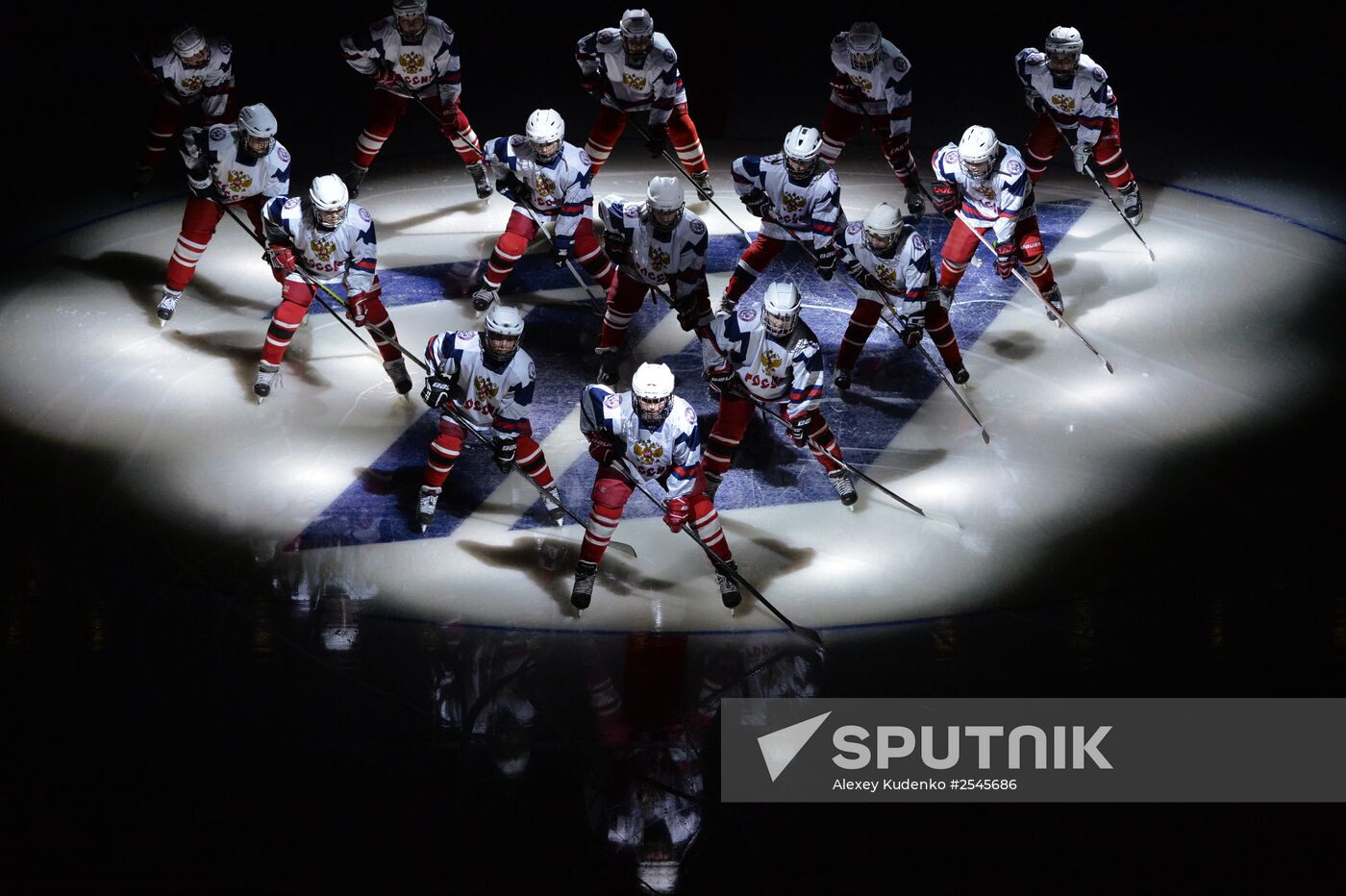 Ice hockey. Channel One Cup. Russia vs. Finland