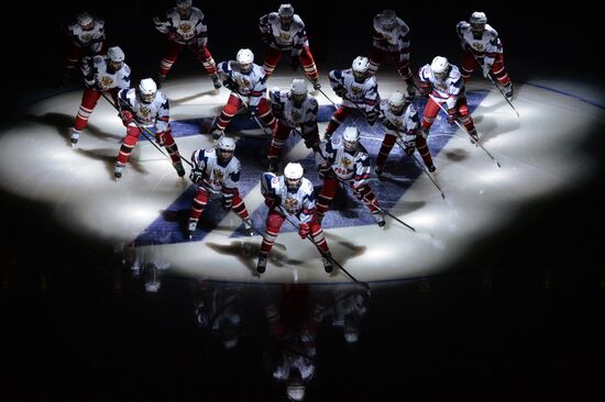 Ice hockey. Channel One Cup. Russia vs. Finland
