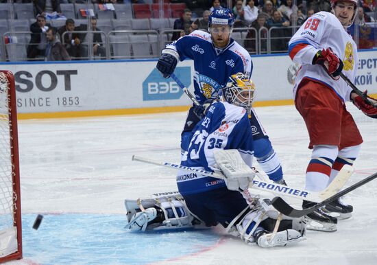 Ice hockey. Channel One Cup. Russia vs. Finland