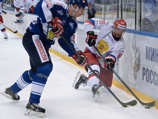 Ice hockey. Channel One Cup. Russia vs. Finland