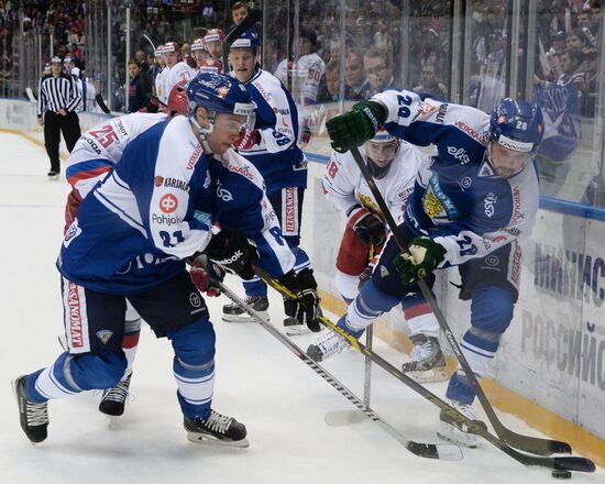 Ice hockey. Channel One Cup. Russia vs. Finland