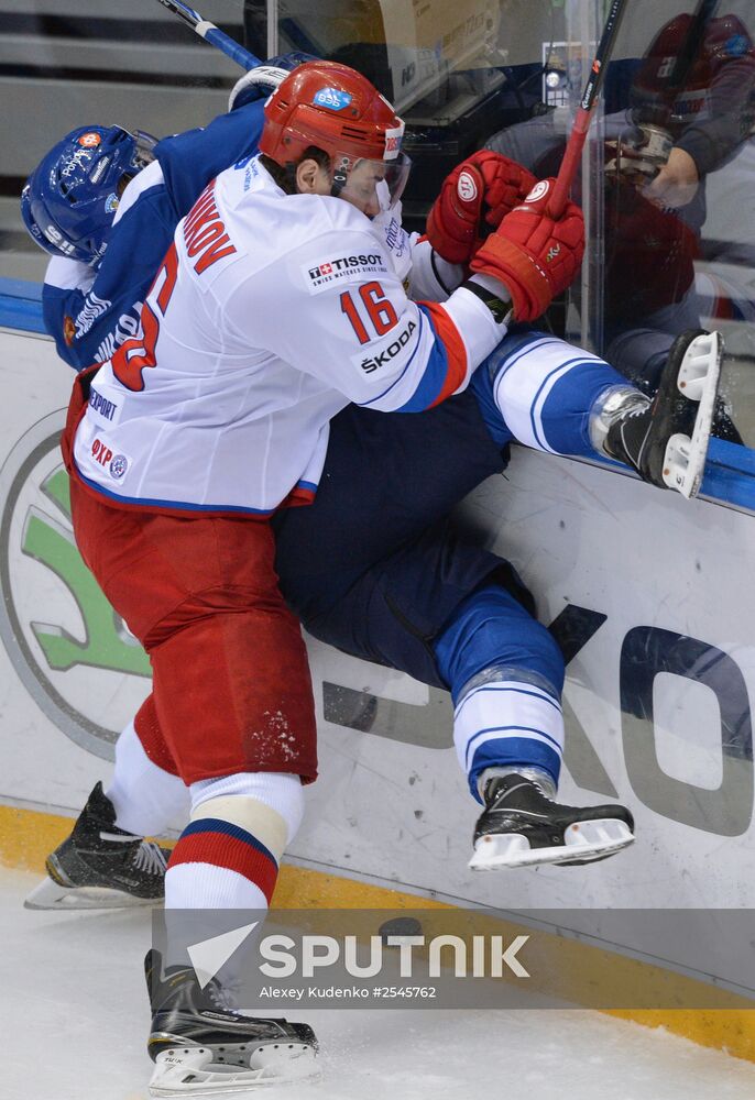 Ice hockey. Channel One Cup. Russia vs. Finland