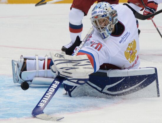 Ice hockey. Channel One Cup. Russia vs. Finland