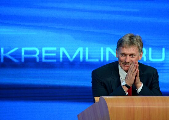 Tenth annual major news conference of Russian President Vladimir Putin