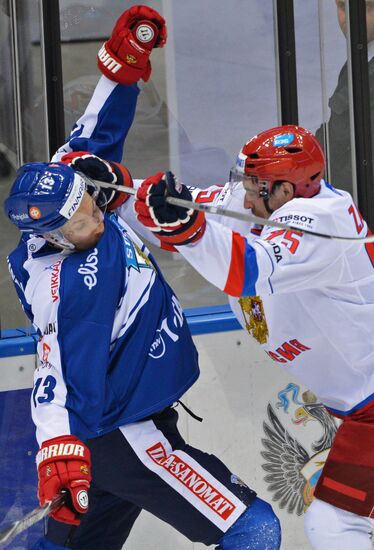 Ice hockey. Channel One Cup. Russia vs. Finland