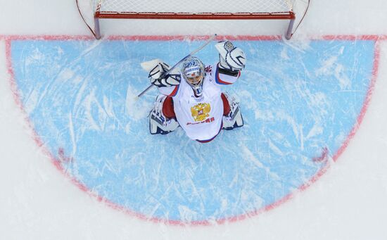 Ice hockey. Channel One Cup. Russia vs. Finland