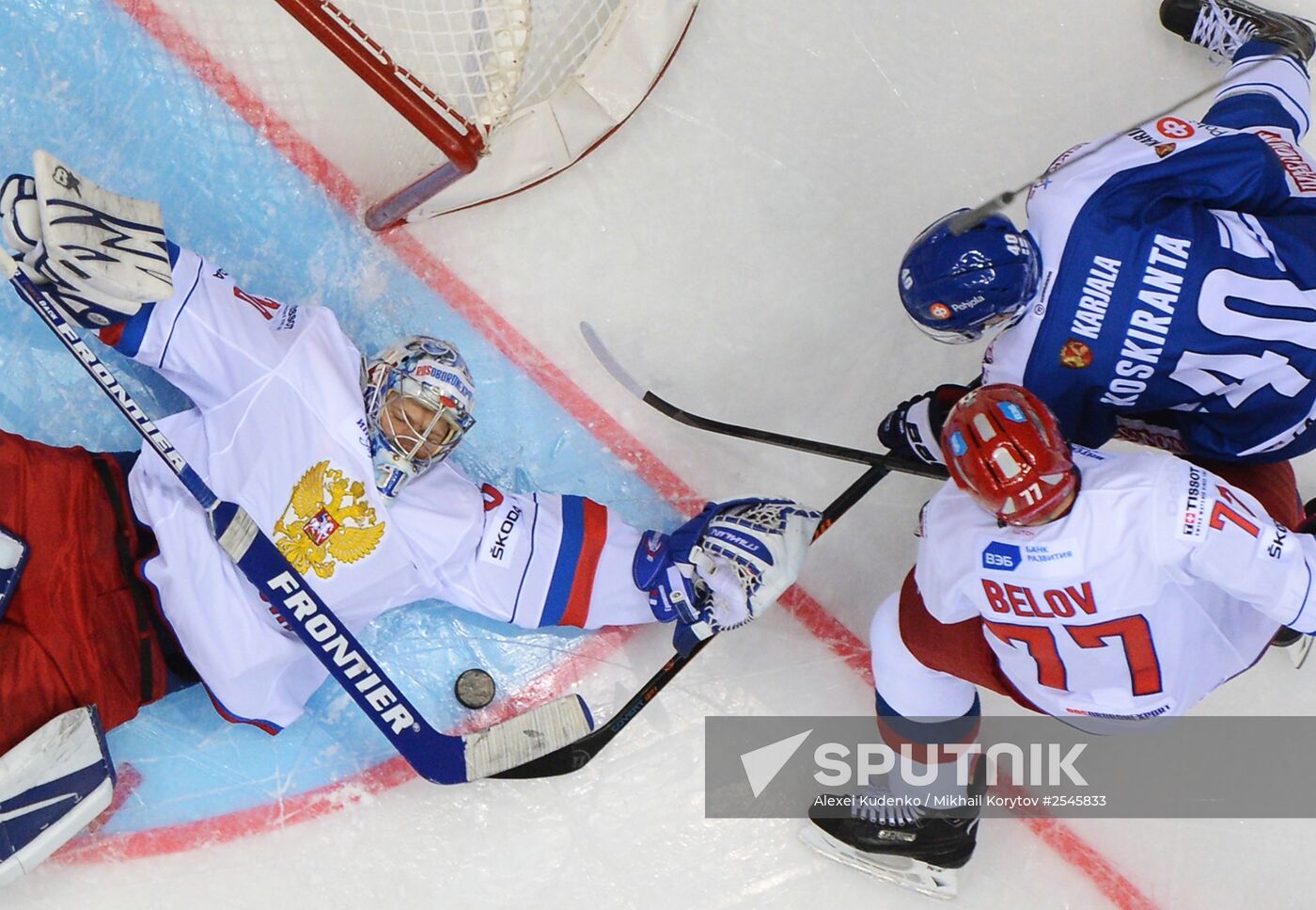 Ice hockey. Channel One Cup. Russia vs. Finland