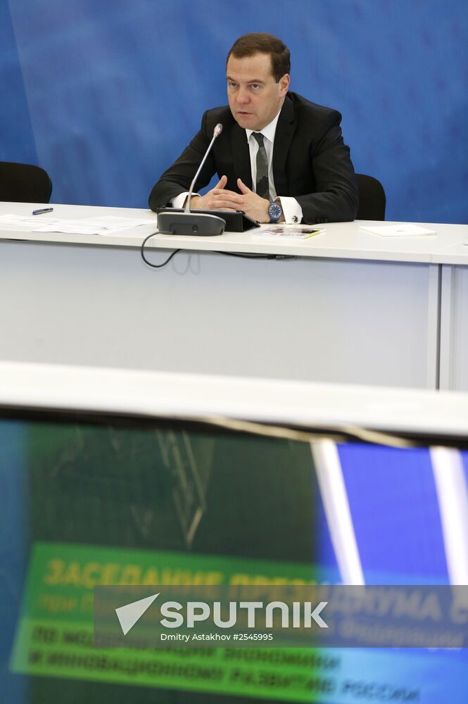 Meeting of presidium of the Presidential Council for Economic Modernisation and Innovative Development