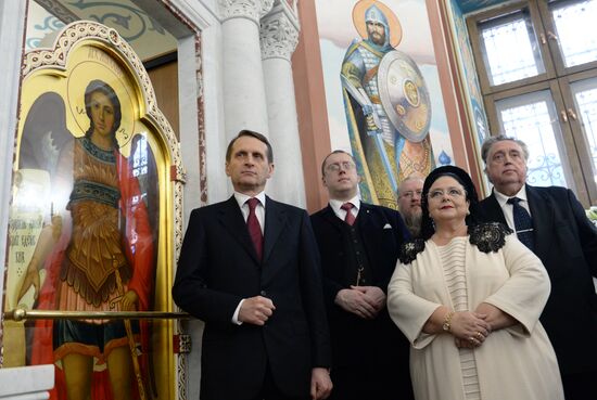 Patriarch Kirill consecrates a church in Moscow Landing Forces headquarters on St. Nicholas Day