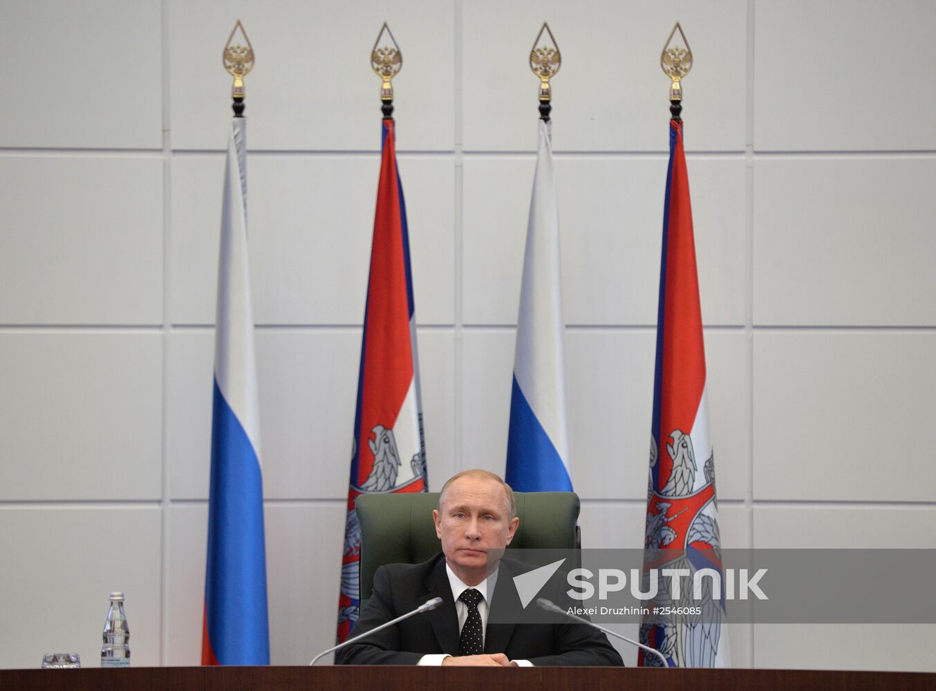 Putin chairs Russian Defense Ministry's Board expanded format meeting