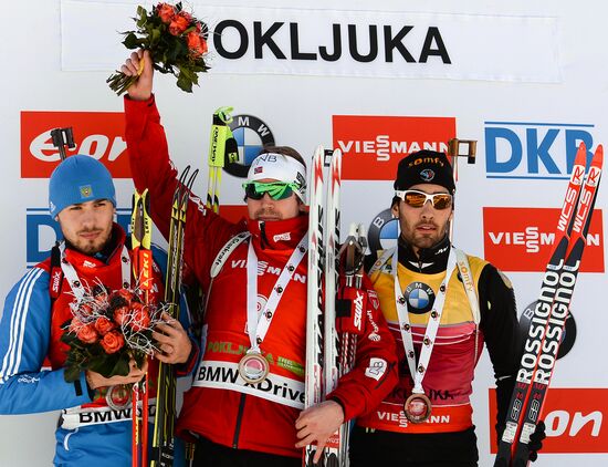 Biathlon. 3rd stage of World Cup. Men. Pursuit