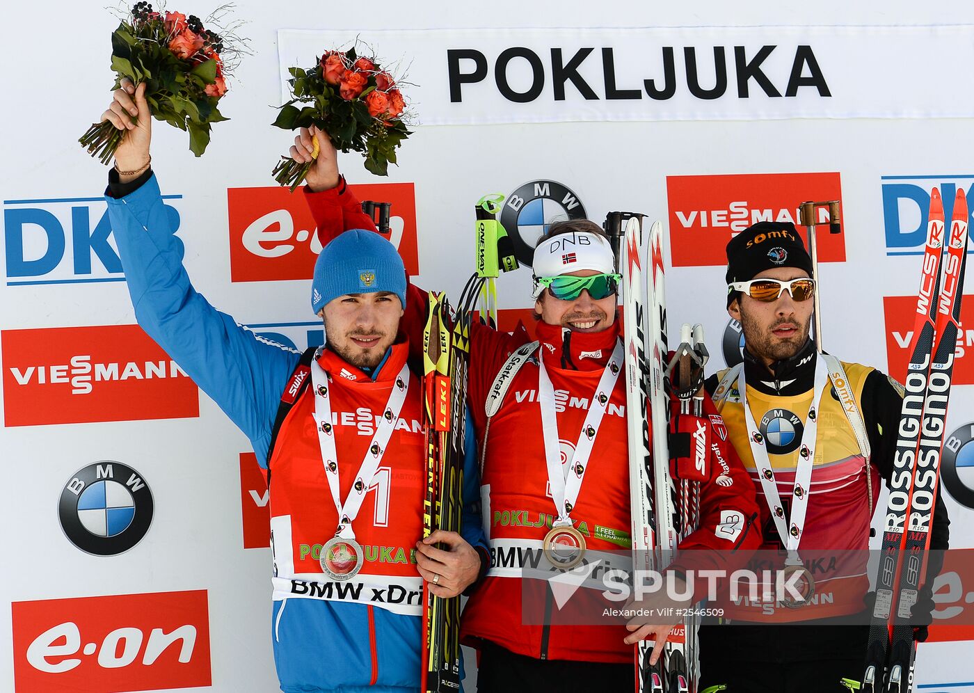 Biathlon. 3rd stage of World Cup. Men. Pursuit