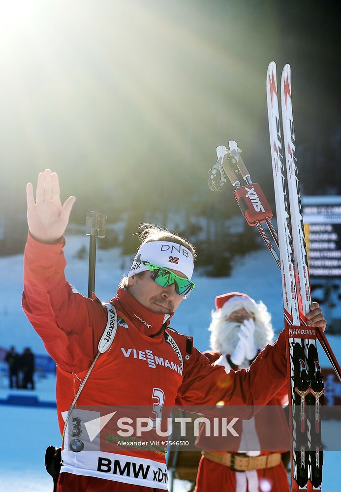 Biathlon. 3rd stage of World Cup. Men. Pursuit