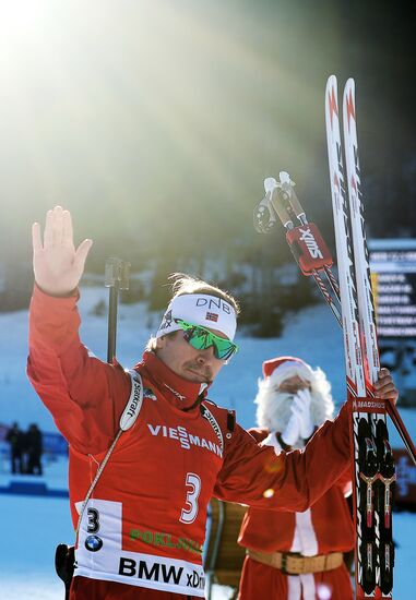 Biathlon. 3rd stage of World Cup. Men. Pursuit