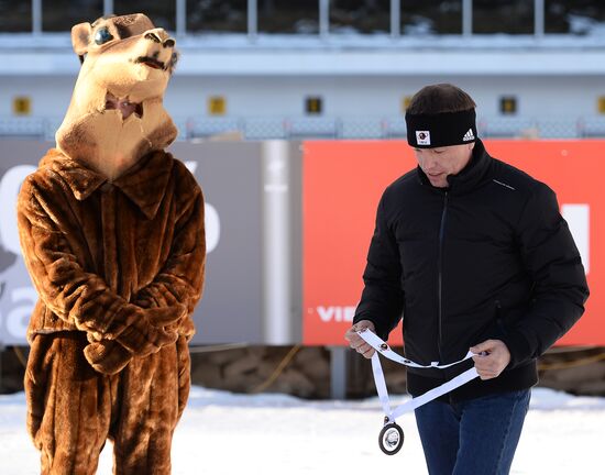 Biathlon. 3rd stage of World Cup. Men. Pursuit