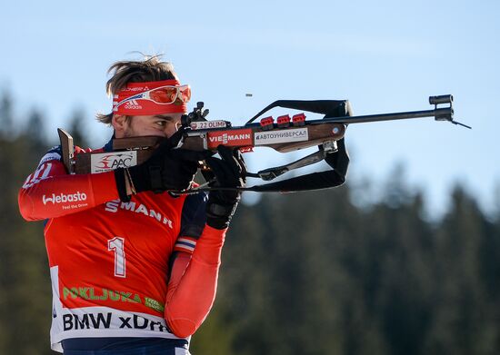 Biathlon. 3rd stage of World Cup. Men. Pursuit