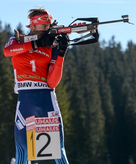 Biathlon. 3rd stage of World Cup. Men. Pursuit