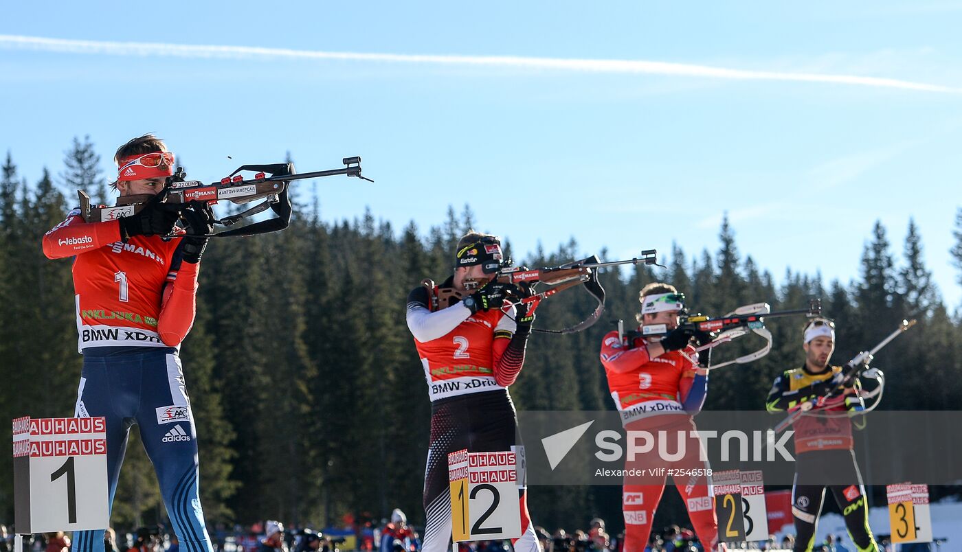 Biathlon. 3rd stage of World Cup. Men. Pursuit