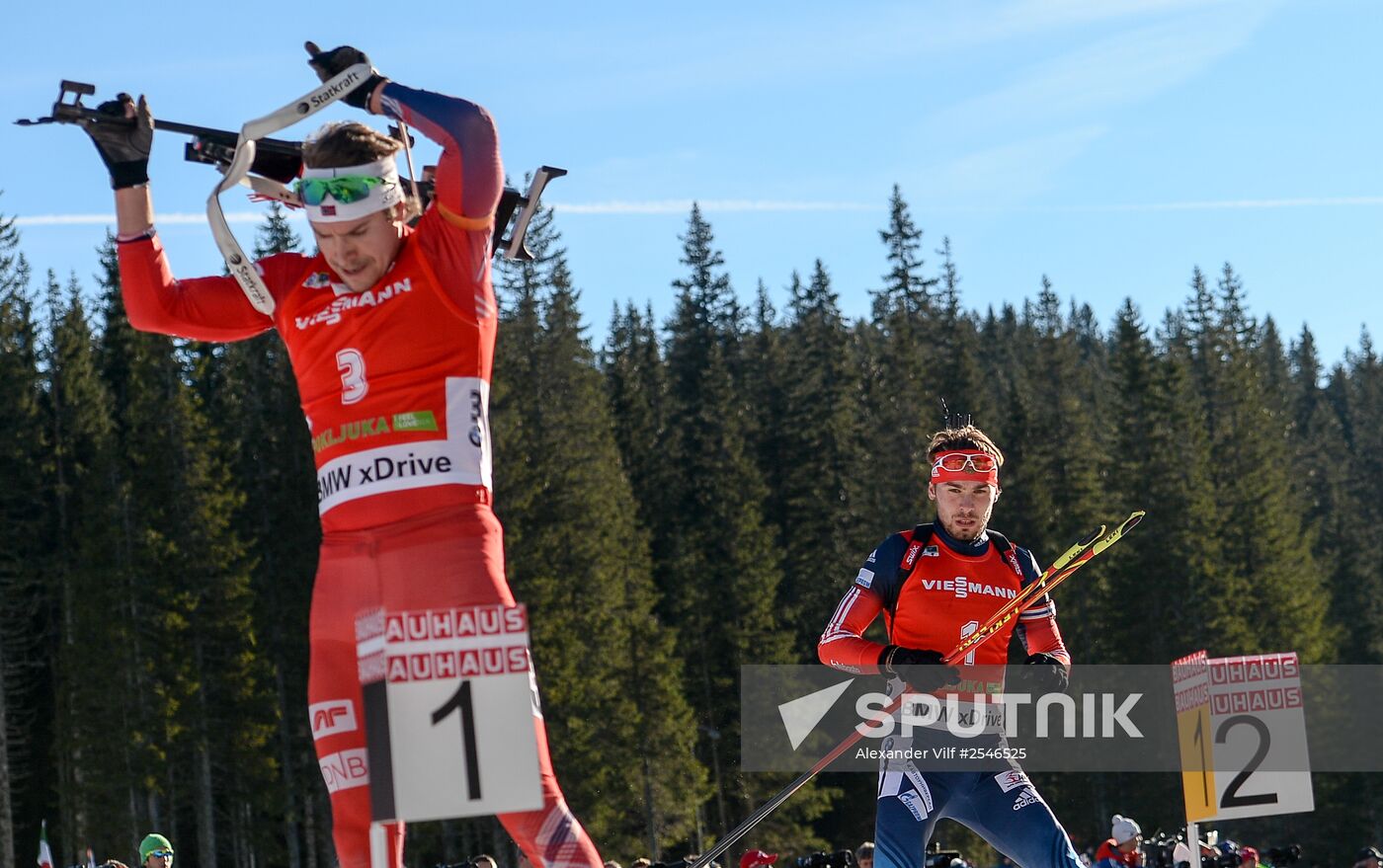 Biathlon. 3rd stage of World Cup. Men. Pursuit