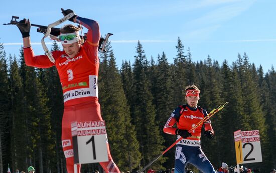 Biathlon. 3rd stage of World Cup. Men. Pursuit