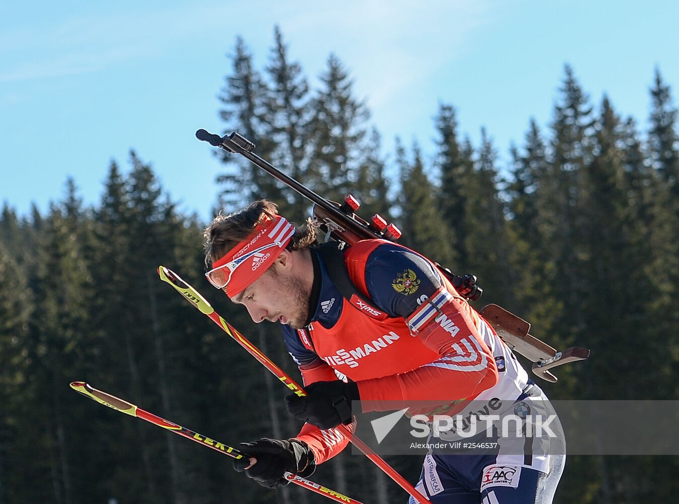 Biathlon. 3rd stage of World Cup. Men. Pursuit