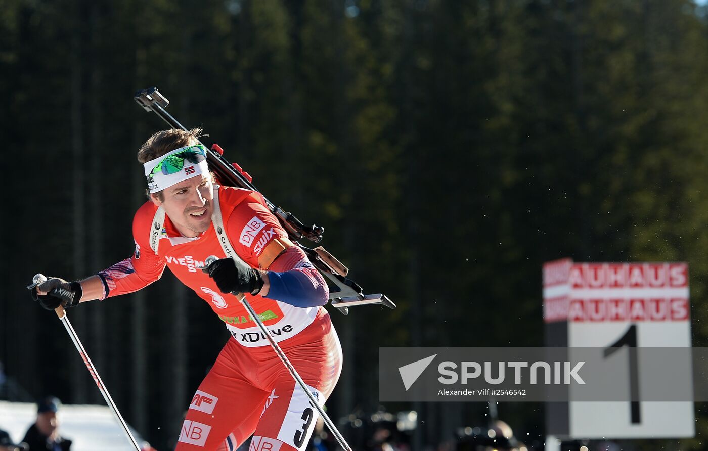 Biathlon. 3rd stage of World Cup. Men. Pursuit