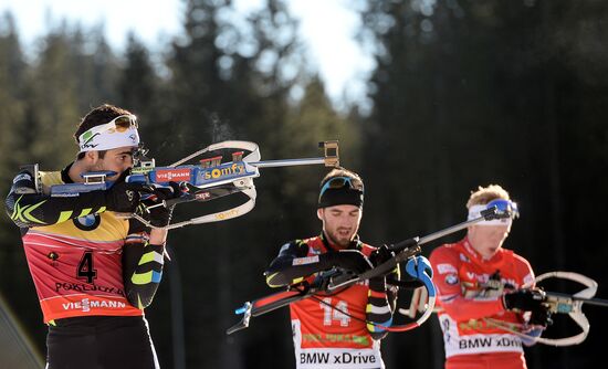 Biathlon. 3rd stage of World Cup. Men. Pursuit