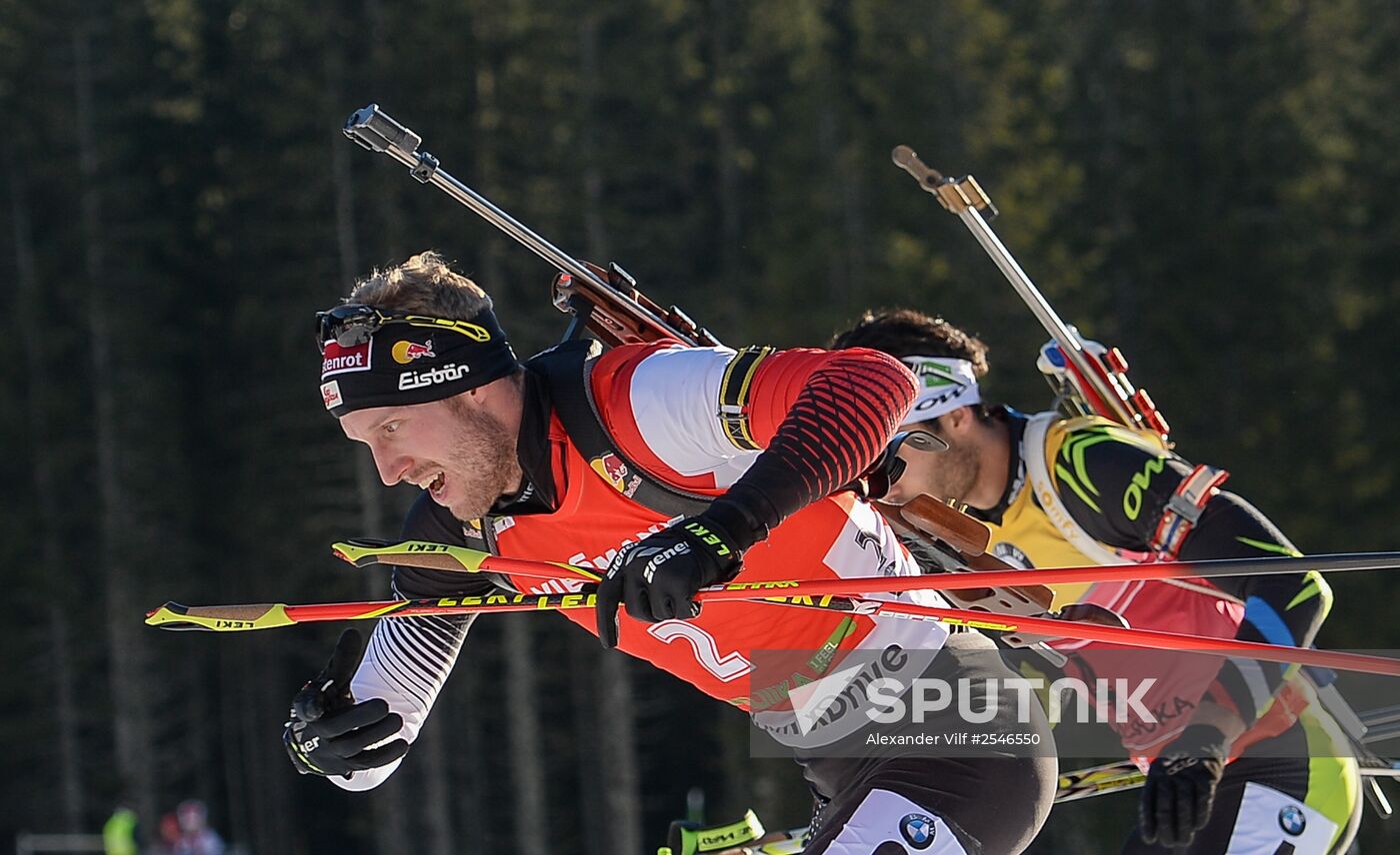 Biathlon. 3rd stage of World Cup. Men. Pursuit