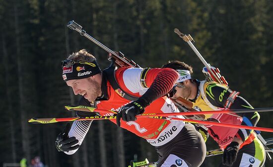 Biathlon. 3rd stage of World Cup. Men. Pursuit