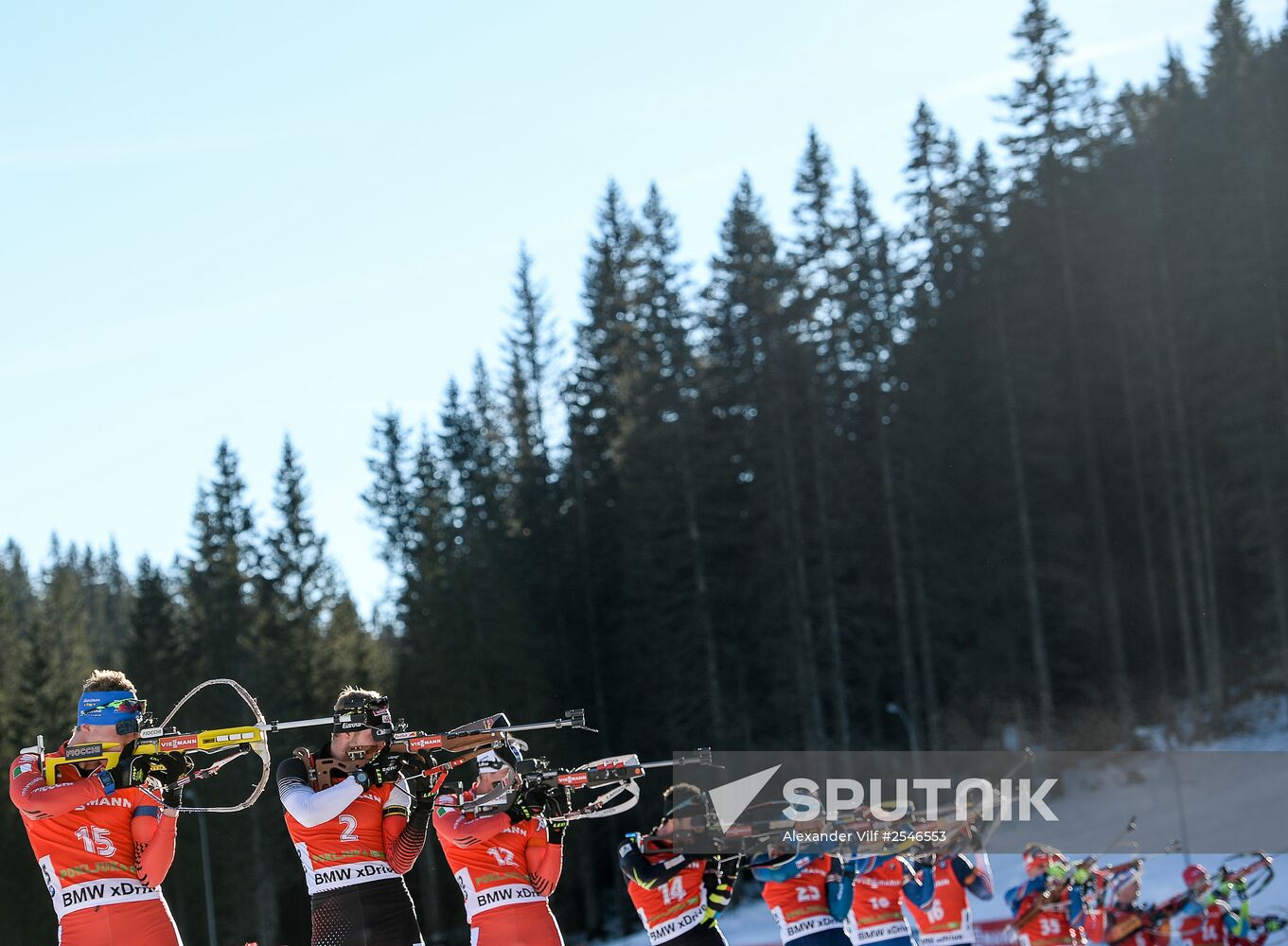 Biathlon. 3rd stage of World Cup. Men. Pursuit