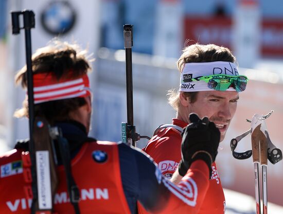 Biathlon. 3rd stage of World Cup. Men. Pursuit