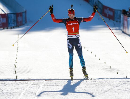 Biathlon. 3rd stage of World Cup. Men. Pursuit