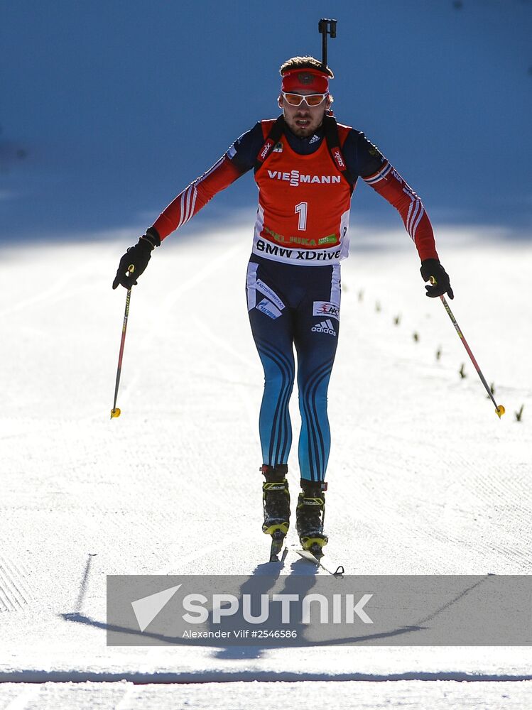 Biathlon. 3rd stage of World Cup. Men. Pursuit