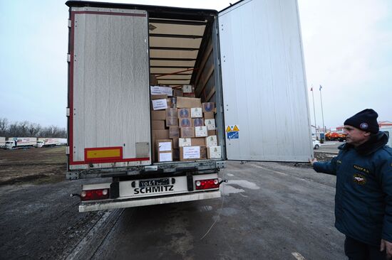 Tenth humanitarian aid convoy for Donbas formed in Rostov Region
