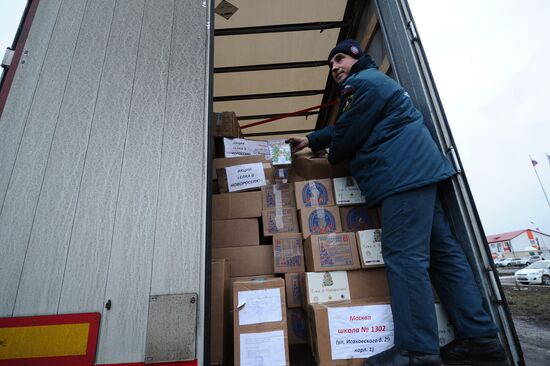 Tenth humanitarian aid convoy for Donbas formed in Rostov Region