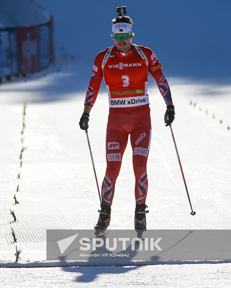 Biathlon. 3rd stage of World Cup. Men. Pursuit