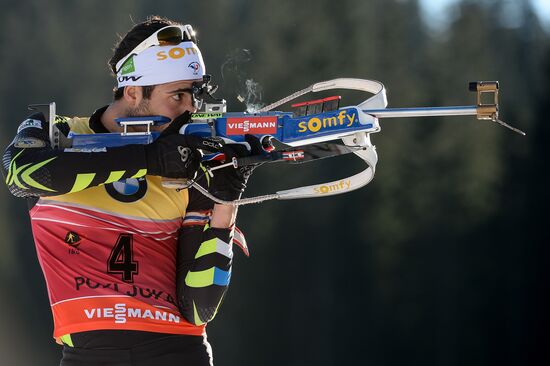 Biathlon. 3rd stage of World Cup. Men. Pursuit