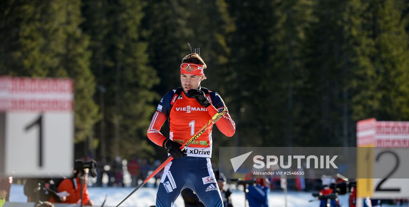 Biathlon. 3rd stage of World Cup. Men. Pursuit