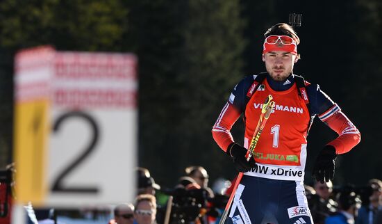 Biathlon. 3rd stage of World Cup. Men. Pursuit