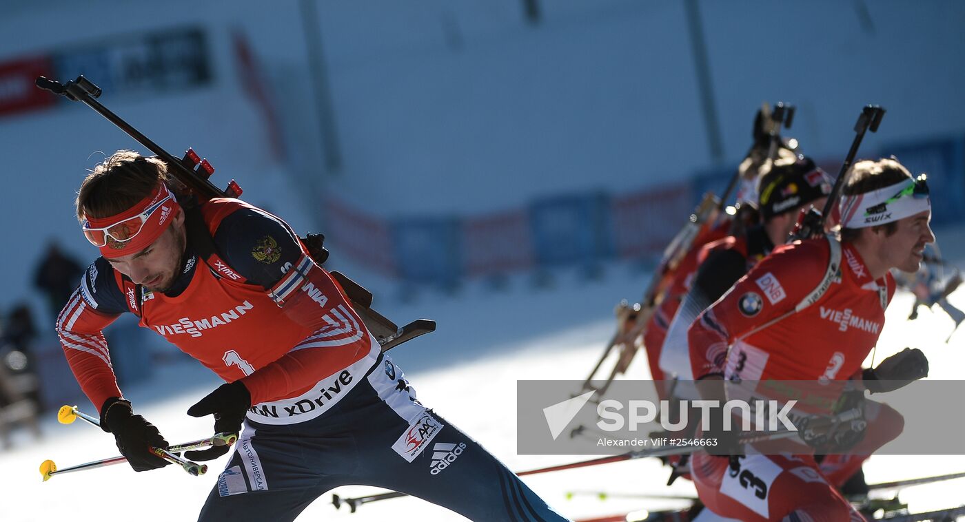 Biathlon. 3rd stage of World Cup. Men. Pursuit