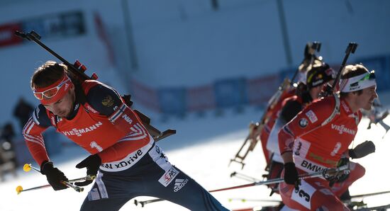 Biathlon. 3rd stage of World Cup. Men. Pursuit