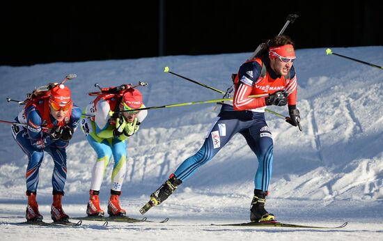 Biathlon. 3rd stage of World Cup. Men. Pursuit