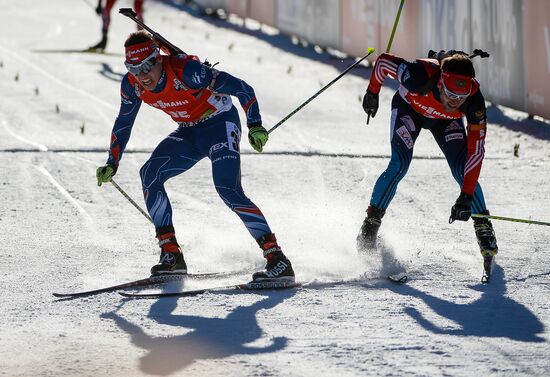 Biathlon. 3rd stage of World Cup. Men. Pursuit